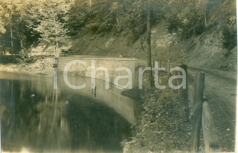 Fotografia d epoca originale 1908 TROY, PENNSYLVANIA USA La nuova Long s Pond Road Fotografia 1