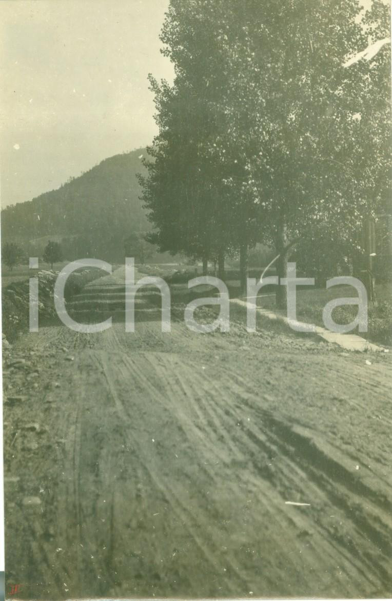 Fotografia d epoca originale 1908 DEERFIELD, PENNSYLVANIA La strada rurale per KNOXVILLE Fotografia 1