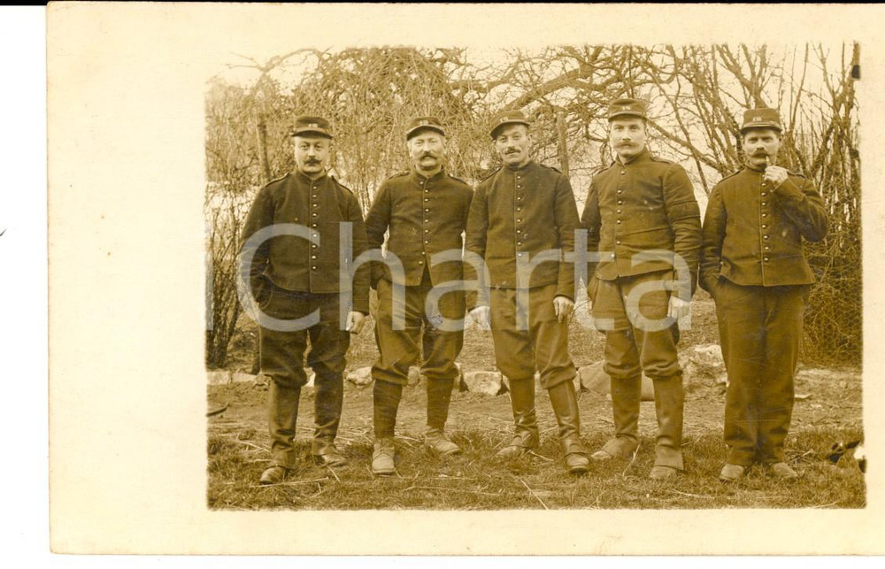 Fotografia d epoca originale 1919 BOISSYSAINTLEGER F Soldats 19e rÃ©giment infanterie Photo ARMEE 1