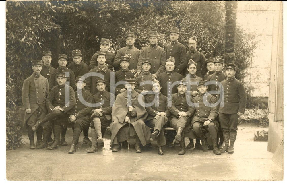 Fotografia d epoca originale 1915 ca WW1 FRANCE Soldats 17 Ã¨me rÃ©giment d infanterie Photo carte postale 1