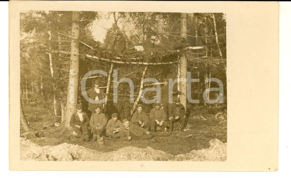 Cartolina originale da collezione 1915 WW1 LANDSHUT D Prisionnier soldat Paul CHABERT 112e de ligne Photo 1