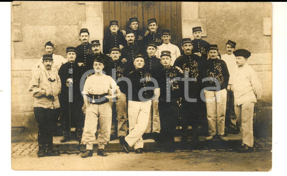 Fotografia d epoca originale 1912 POITIERS F Soldati del 49Â° reggimento fanteria Fotografia FP 1