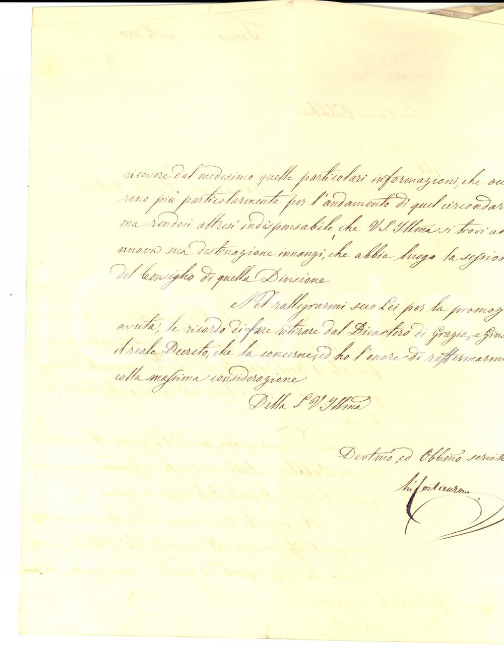 Documento originale, autentico 1840 TORINO Promozione ing. Carlo GALIMBERTI Alessandro PELLETTA DI CORTANZONE 1