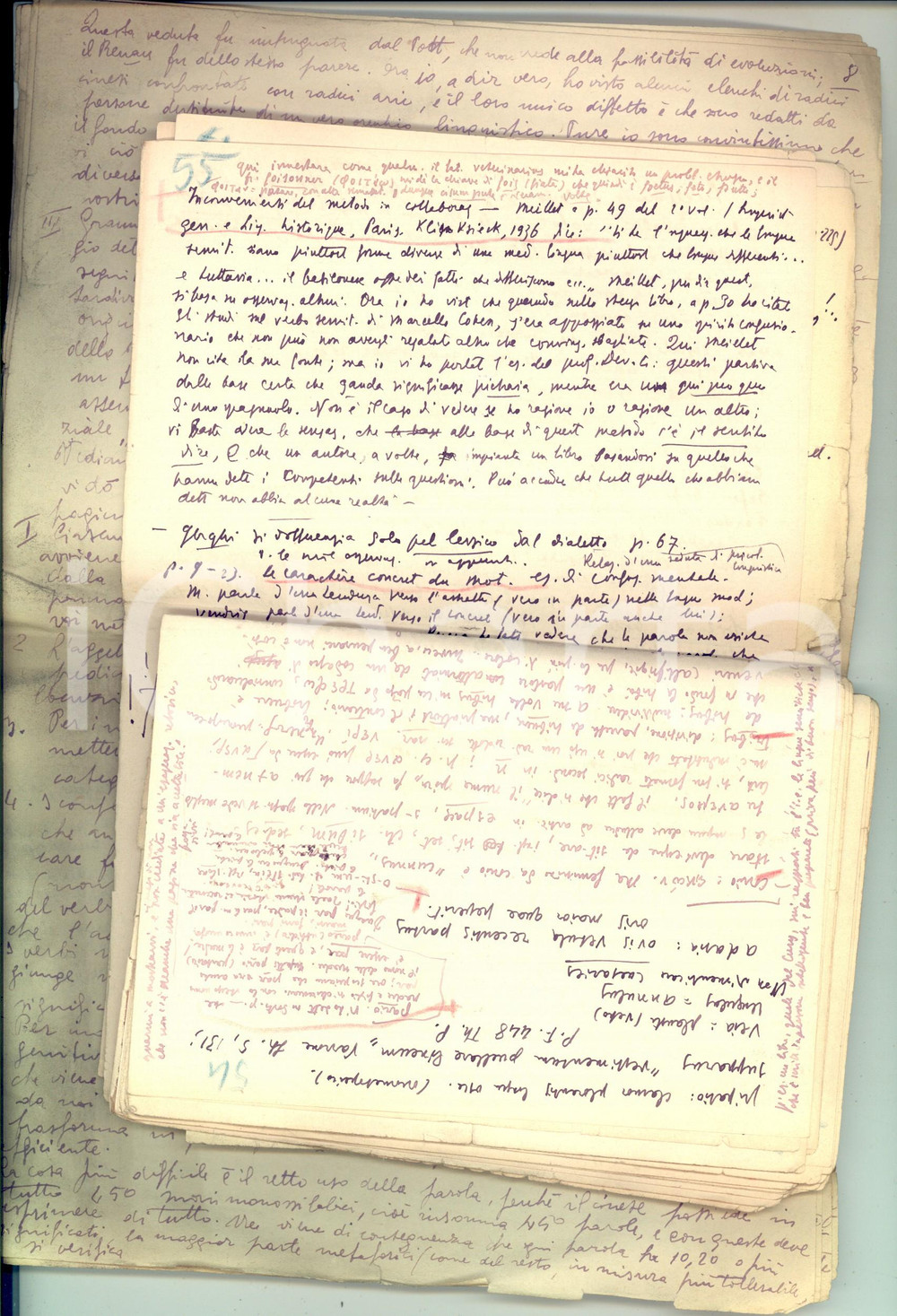 1940 ANONIMO LINGUISTICA Prima della grammatica c'è il puro lessico *Manoscritto