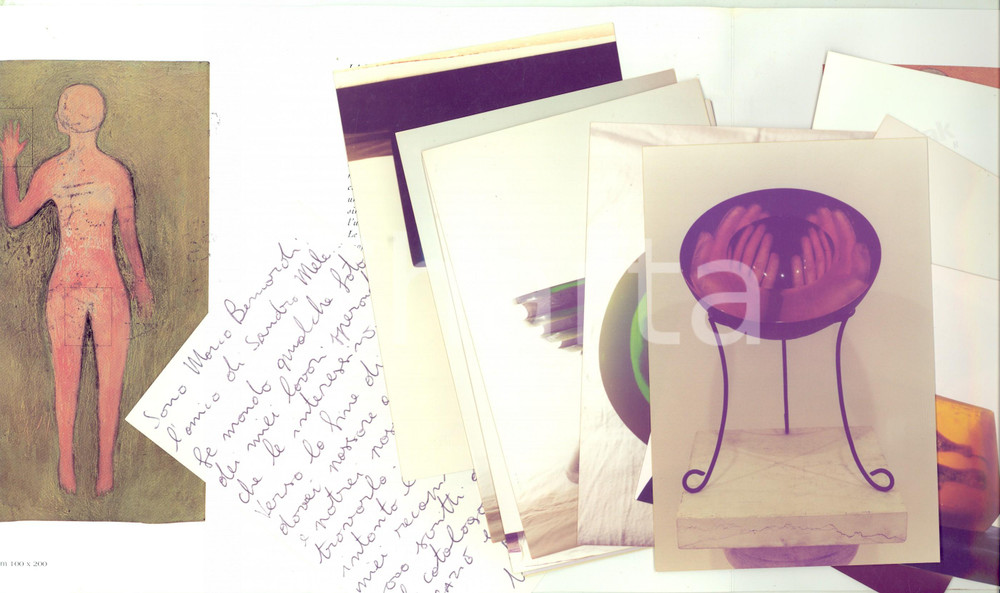 Libro, pubblicazione d epoca 2000 CASTELFRANCO VENETO Pieghevole mostra Marco BERNARDI con 12 foto AUTOGRAFO 1