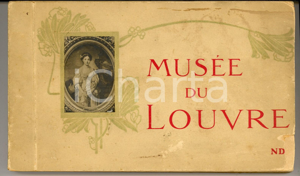 Materiale pubblicitario d’epoca 1920 PARIS MUSEE DU LOUVRE Guida ILLUSTRATA Quadri 35 pp. VINTAGE 1