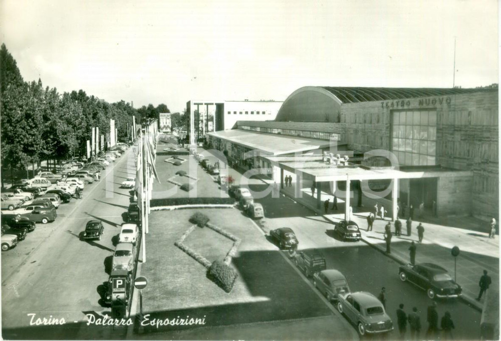Cartolina originale da collezione 1960 TORINO Palazzo Esposizioni X Salone Internazionale Tecnica Cartolina FG NV 1