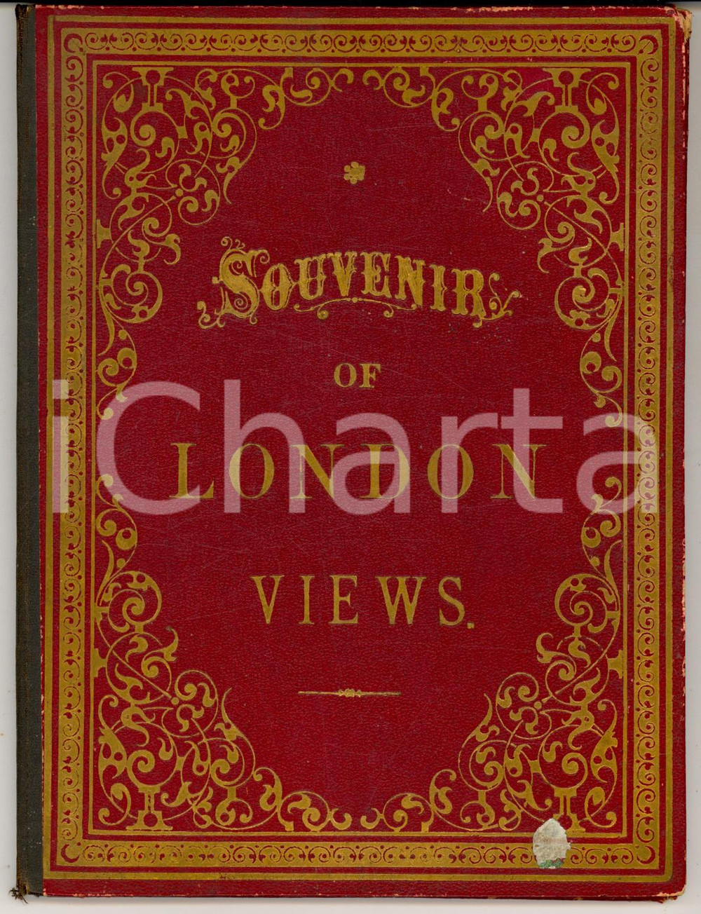 Documento originale, autentico 1900 ca Souvenir of LONDON Views TOURISM VINTAGE ILLUSTRATED 1