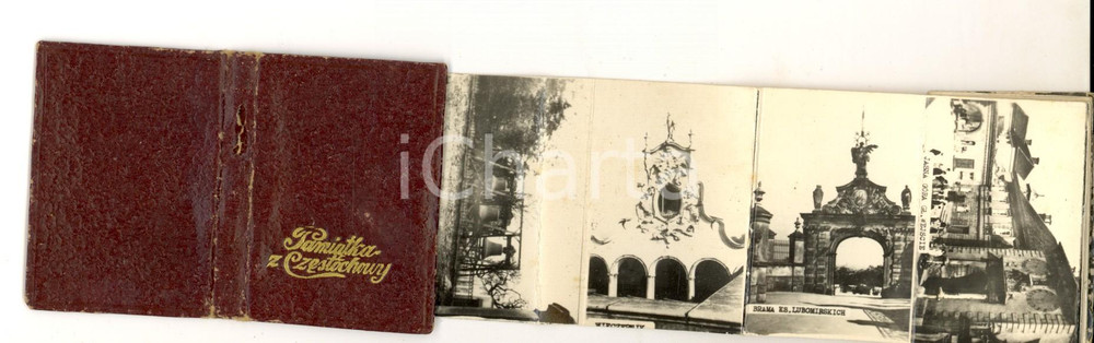 1940 ca Santuario di CZESTOCHOWA Raccolta 11 foto seriali *Opuscolo a organino