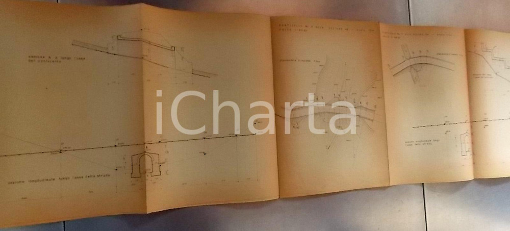 Documento originale, autentico 1947 Strada SELVINORIGOSA BG Studio Enrico BARBONI  Opere d arti 27 pp. 1