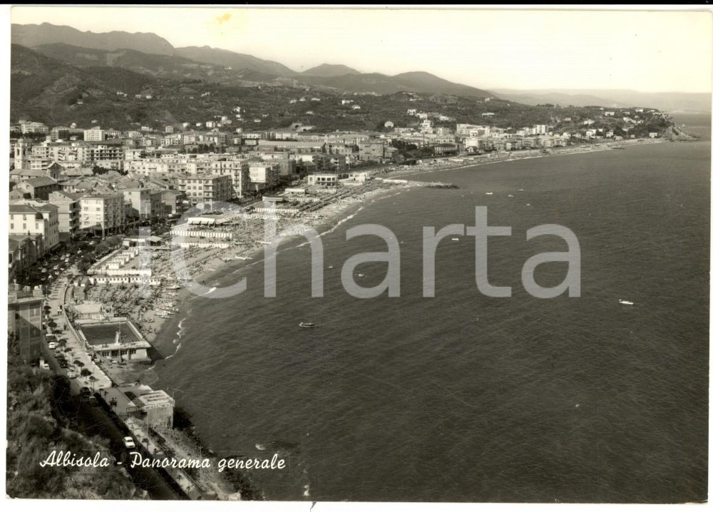 Cartolina originale da collezione 1967 ALBISOLA SUPERIORE SV Panorama generale Cartolina postale FG VG 1