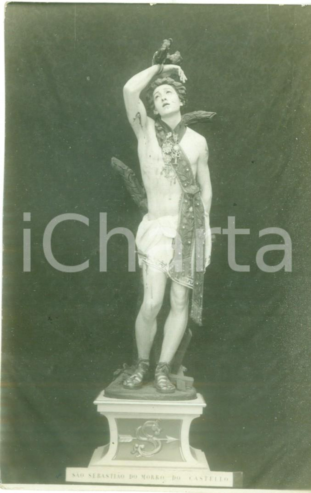 Cartolina originale da collezione 1940 ca RIO DE JANEIRO SÃ£o SebastiÃ£o do Morro do Castelo Cartolina FP NV 1