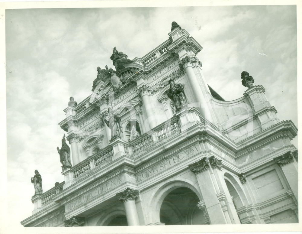 Fotografia d epoca originale 1955 ca FONTANELLATO PR Santuario Beata Vergine Santo Rosario Fotografia 1
