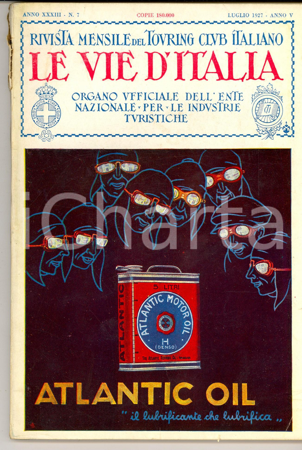 Giornale, rivista storica 1927 LE VIE D ITALIA TCI ZARA, metropoli dell impero veneto Anno XXXIII n°7 1