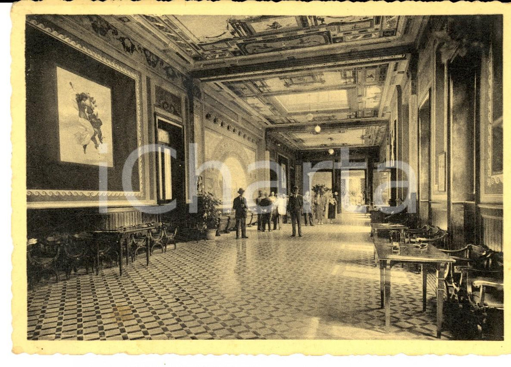Cartolina originale da collezione 1950 ca SAN PELLEGRINO TERME BG Sala Bibite Cartolina FG VG 1