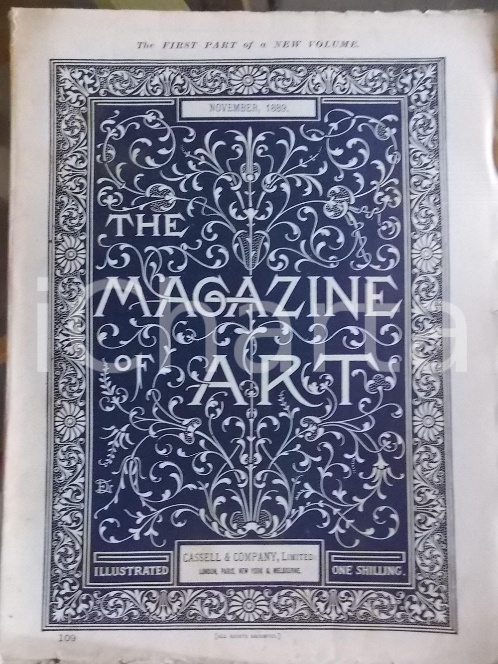 Giornale, rivista storica November 1889 THE MAGAZINE OF ART National Gallery of Scotland CASSELL & Co. 1