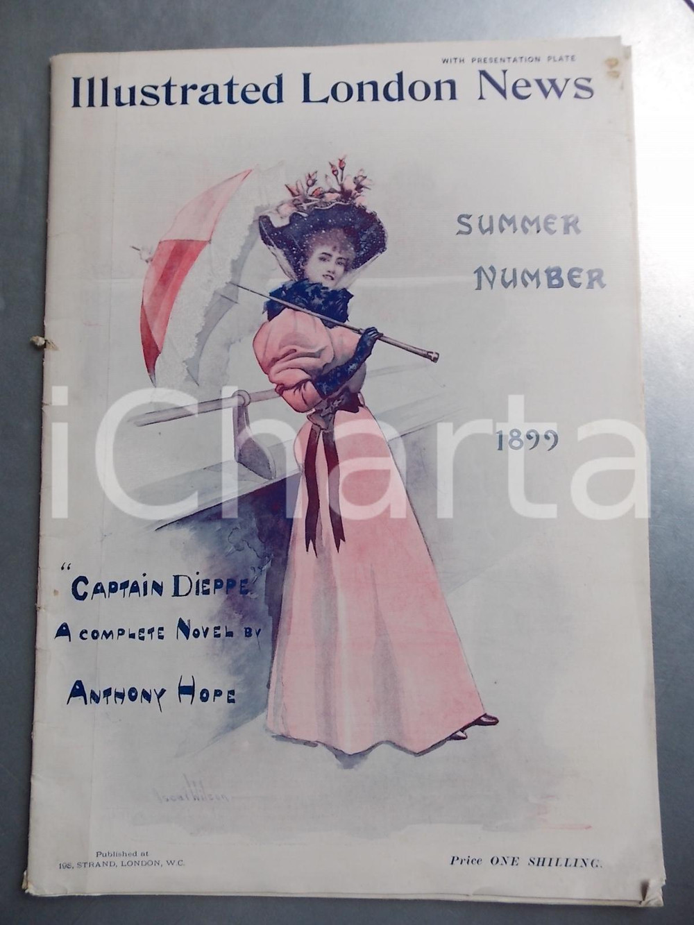 Giornale, rivista storica 1899 ILLUSTRATED LONDON NEWS Captain Dieppe by Anthony Hope Rivista 1