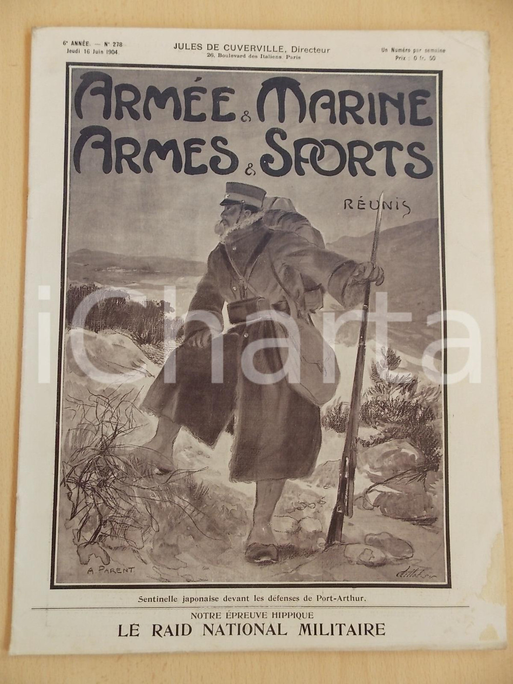 Giornale, rivista storica 1904 ARMEE ET MARINE  ARMES ET SPORTS Sousmarins en Angleterre Revue 1