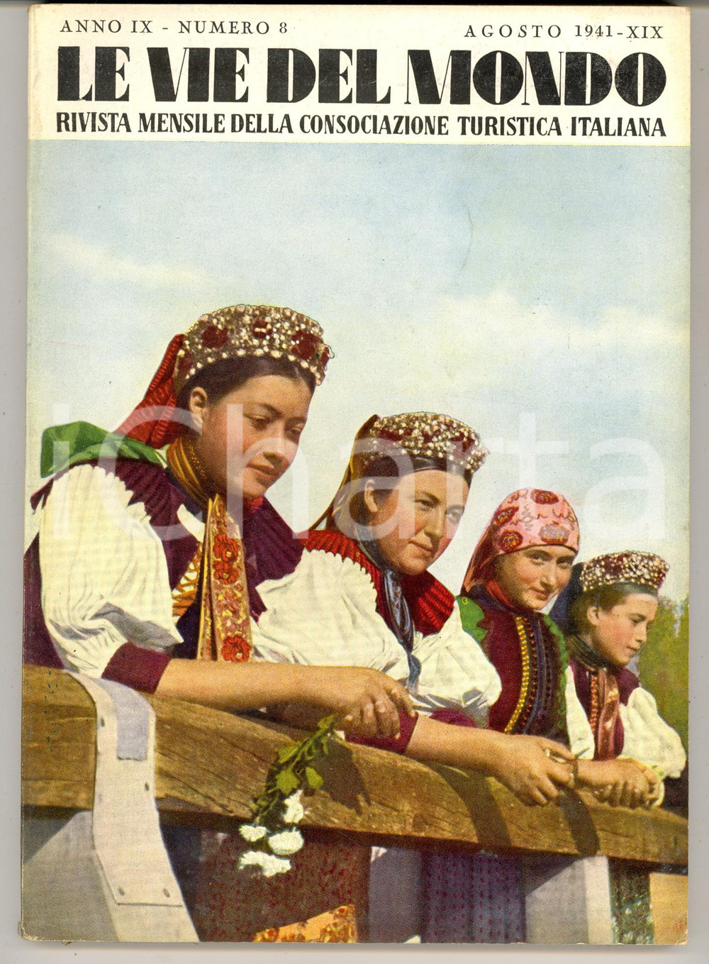 Giornale, rivista storica 1941 VIE DEL MONDO TCI L URSS di fronte alla guerra Rivista anno IX nÂ° 8 1