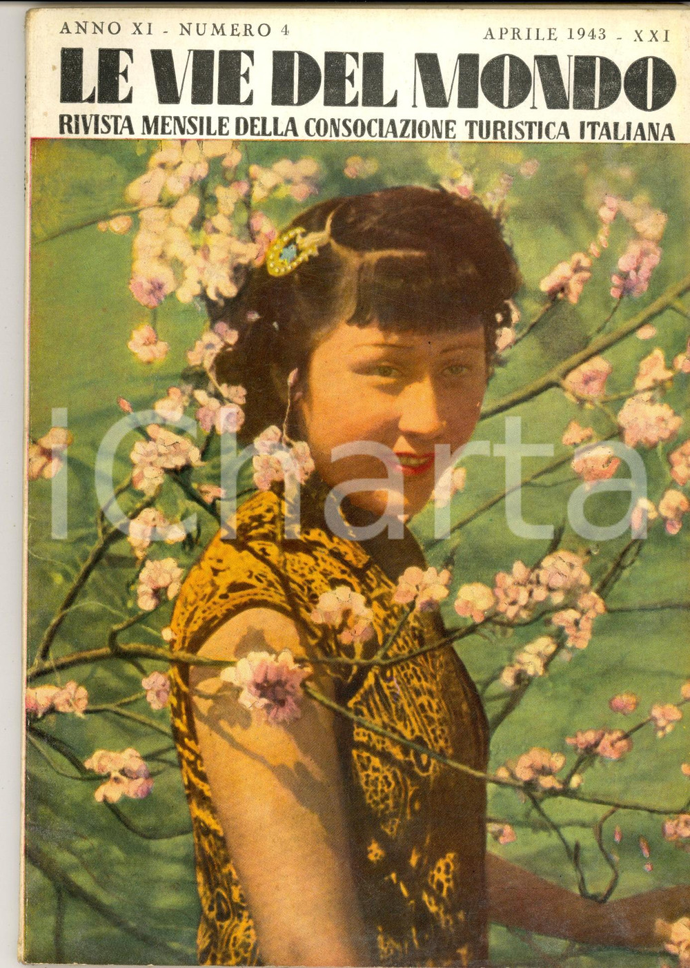 Giornale, rivista storica 1943 LE VIE DEL MONDO TCI Il destino di Cipro Rivista anno XI nÂ° 4 1