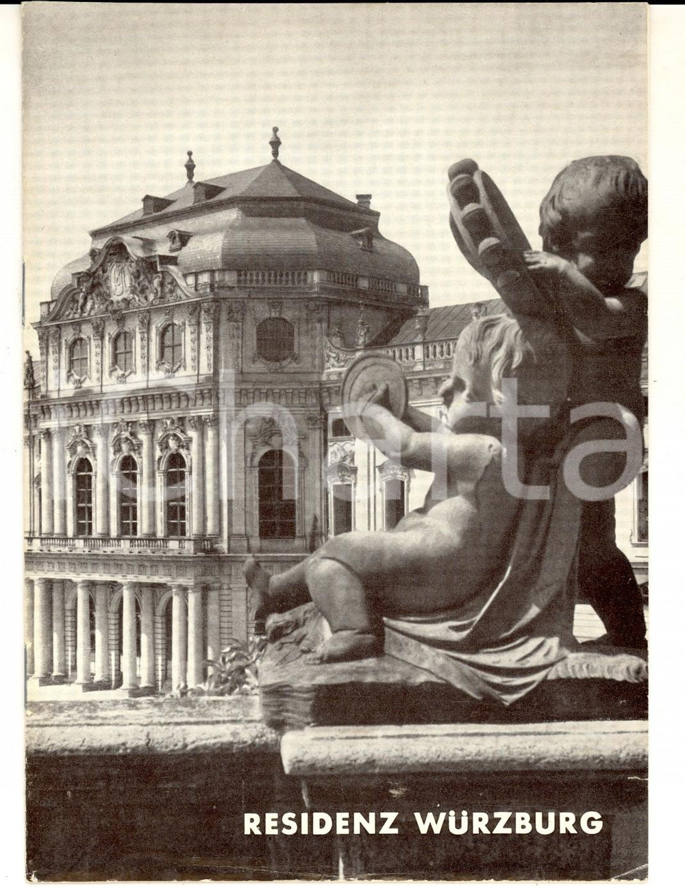 Materiale pubblicitario d’epoca 1961 Residenza di WURZBURG D Libretto ILLUSTRATO 16 pp. TURISMO VINTAGE 1