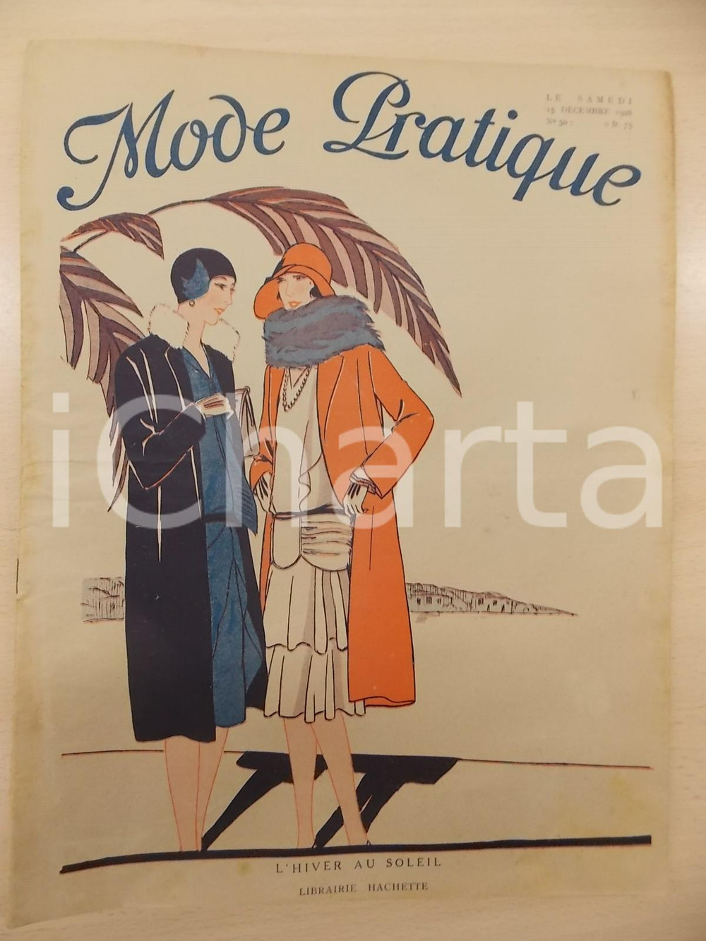 Giornale, rivista storica DÃ©cembre 1928 PARIS MODE PRATIQUE Journal femme et maison nÂ°50  Hiver au soleil 1