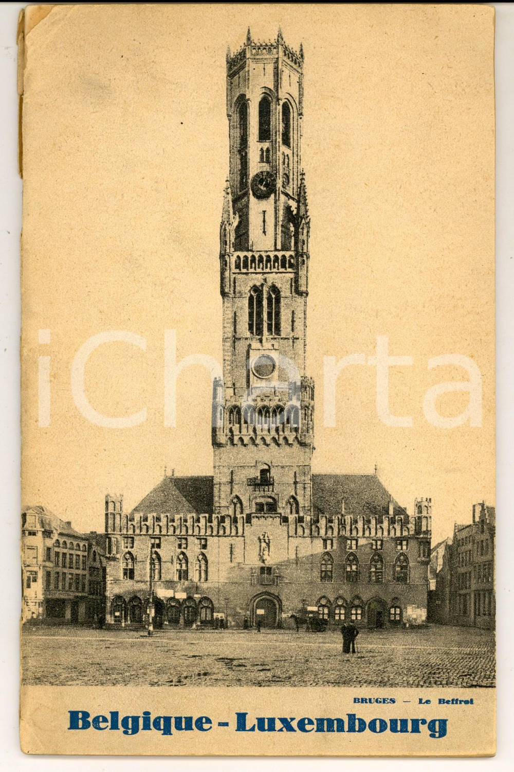 Materiale pubblicitario d’epoca 1950 ca BELGIQUE  LUXEMBOURG Guida ILLUSTRATA Turismo VINTAGE 32 pp. 1