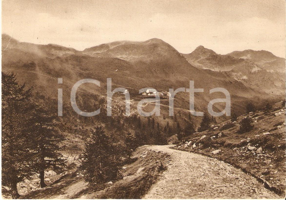 Cartolina originale da collezione 1950 ca VINADIO CN Santuario di Sant Anna Panorama Cartolina FG NV 1