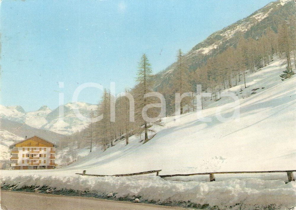 Cartolina originale da collezione 1980 ca VAL D AYAS AO Frazione PERIASC Panorama Cartolina FG VG 1