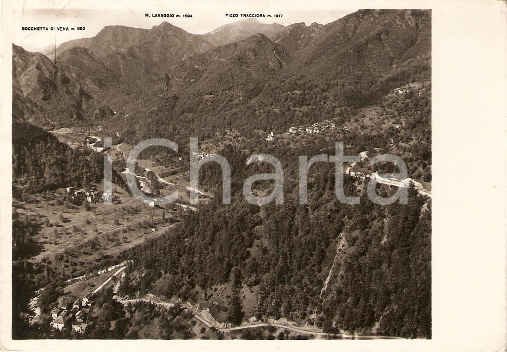 Cartolina originale da collezione 1954 CRAVAGLIANA VC Frazioni Bocciolaro SELVA Brugarolo Colla Cartolina FG VG 1