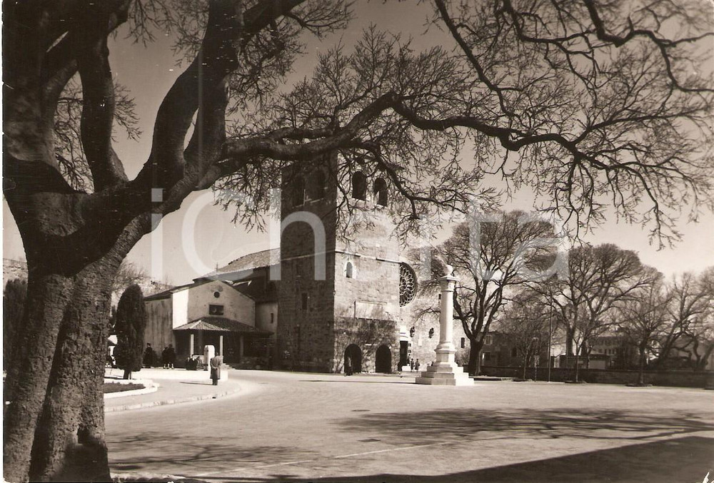 Cartolina originale da collezione 1956 TRIESTE Chiesa di San Giusto ANIMATA Cartolina FG NV 1