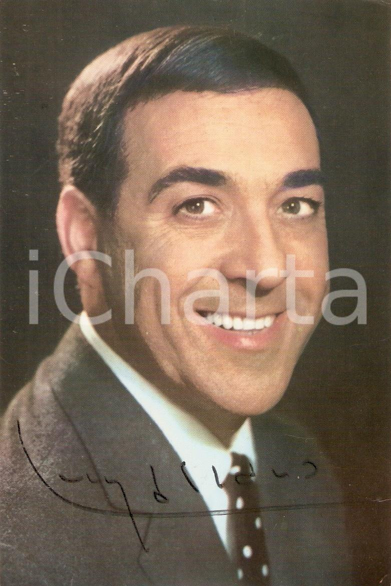 Autografo originale 1963 MUSICA Tenore Luis MARIANO Fotografia seriale con AUTOGRAFO 1