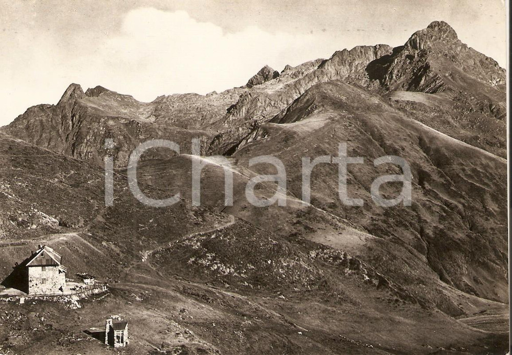 Cartolina originale da collezione 1955 ca PIZZO TRE SIGNORI BG Rifugio Alberto GRASSI Cartolina FG NV 1