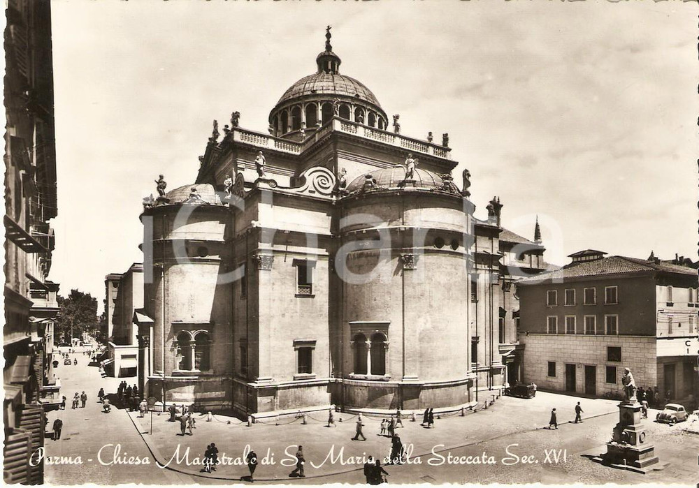 Cartolina originale da collezione 1955 ca PARMA Chiesa Magistrale Santa Maria della Steccata Cartolina FG NV 1
