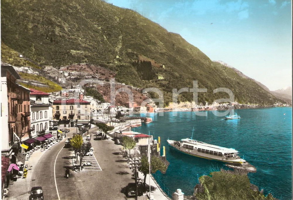 Cartolina originale da collezione 1960 ca ARGEGNO CO Traghetti sul Lago di Como Cartolina FG NV 1