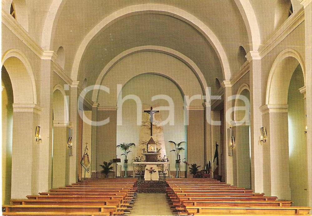 Cartolina originale da collezione 1975 SELARGIUS Parrocchia SANTISSIMO SALVATORE Opera DON ORIONE Cartolina 1 1