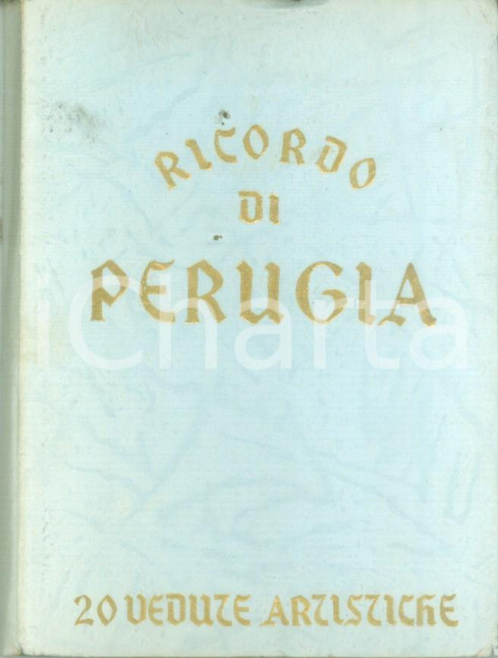 Fotografia d epoca originale 1950 ca PERUGIA Vedutine della cittÃ  20 vedute artistiche Libretto cm 8 x 11 1