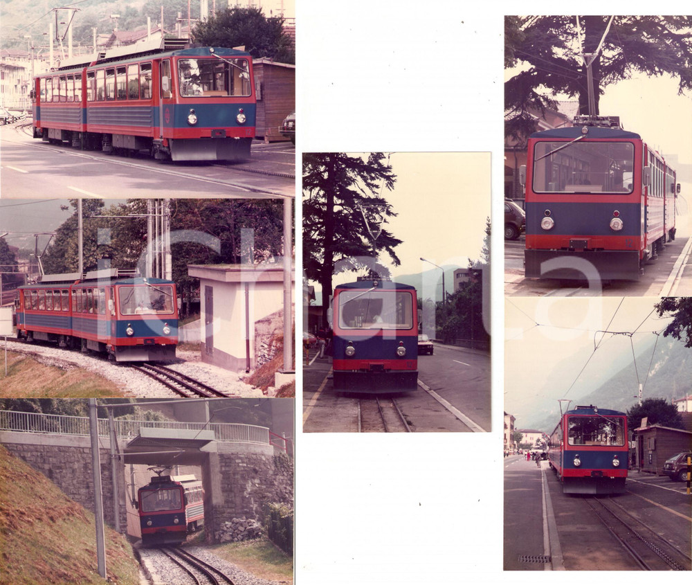 Fotografia d epoca originale 1975 ca CAPOLAGO SVIZZERA Ferrovia MONTE GENEROSO Locomotiva 12  Lotto 6 foto 1