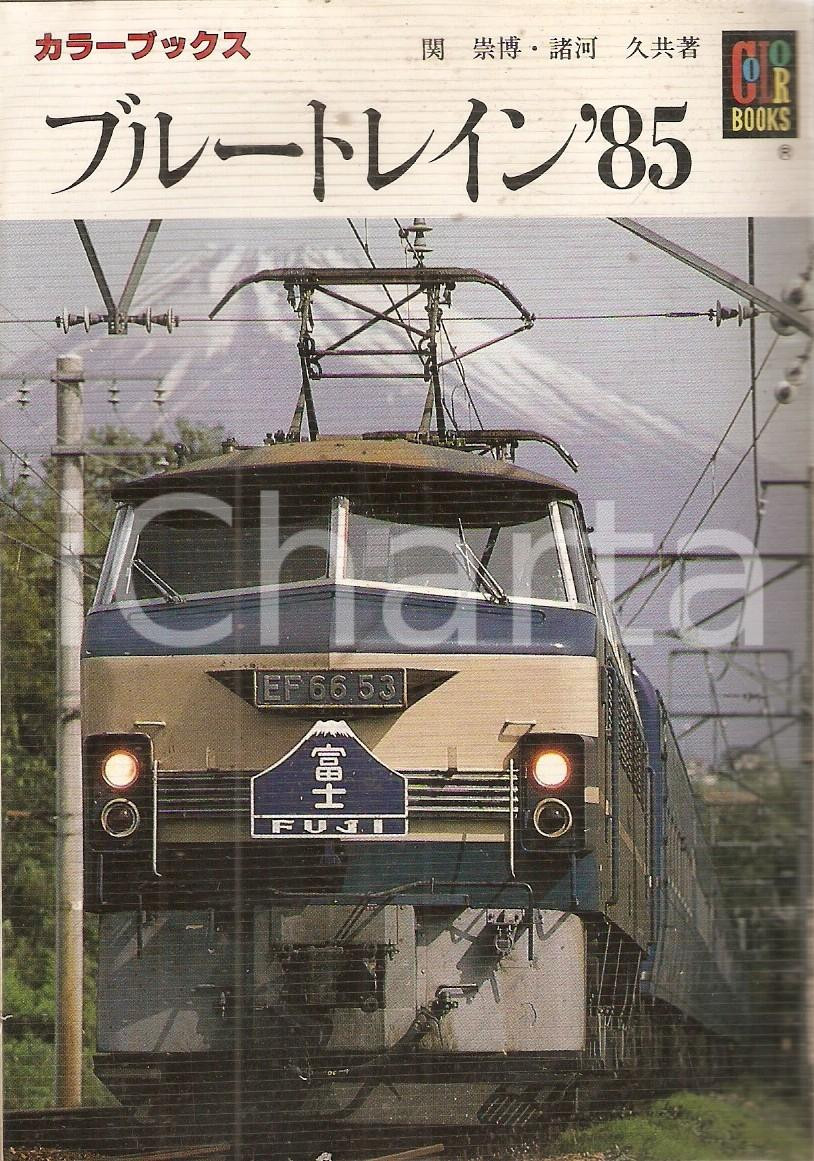Fotografia d epoca originale 1985 JAPAN Railways and train Pubblicazione ILLUSTRATA 1