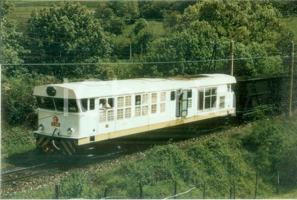 1970 ca FRANCE Chemins Fer des Côtes-du-Nord (CdN) Treno merci in transito *Foto
