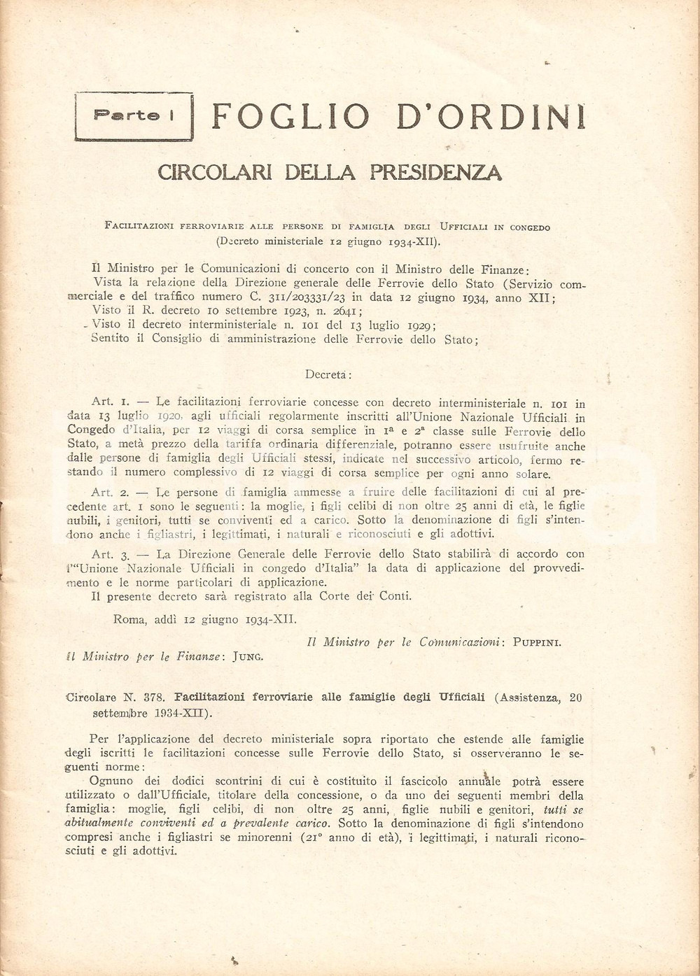 Documento originale, autentico 1934 ROMA U.N.U.C.I. Foglio d ordini Nascita Maria Pia di SAVOIA Pubblicazione 1