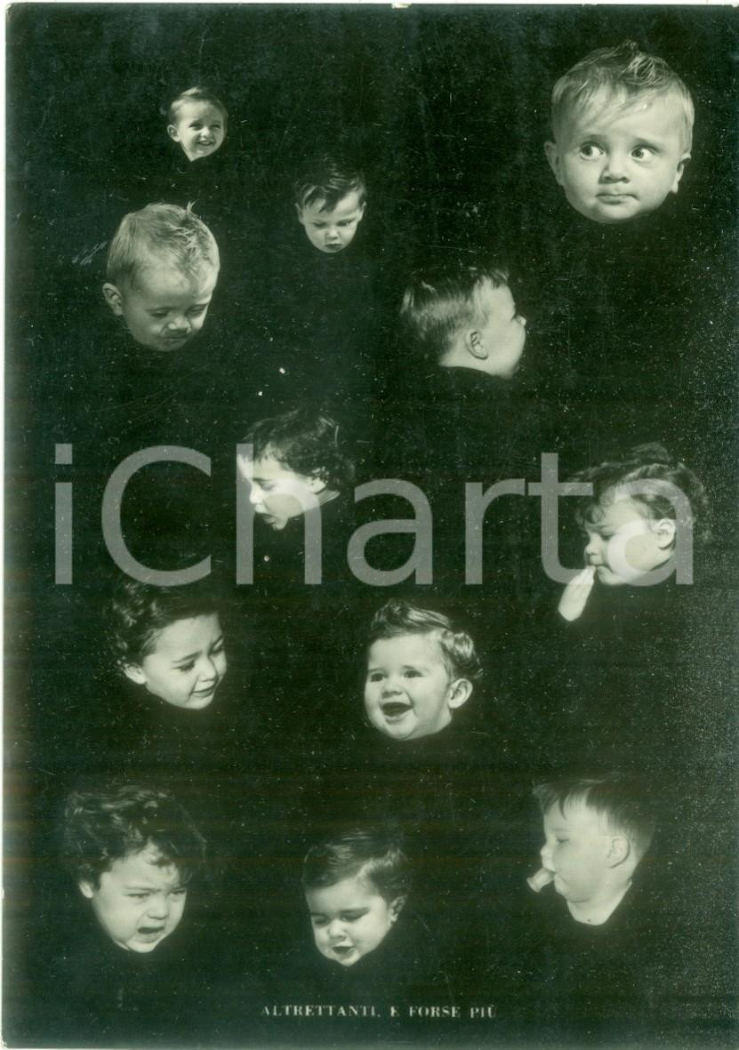 Cartolina originale da collezione 1960 ca AUGURI DI MATERNITA  Altrettanti e forse piÃ¹ Cartolina FG NV 1