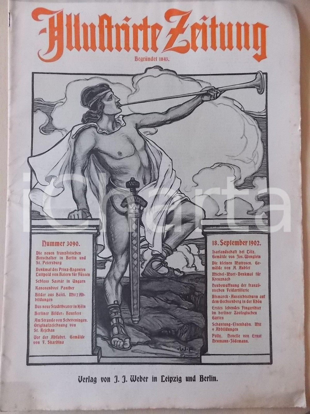 Giornale, rivista storica 1902 ILLUSTRIRTE ZEITUNG La rivoluzione di HAITI Rivista Numero 3094 1