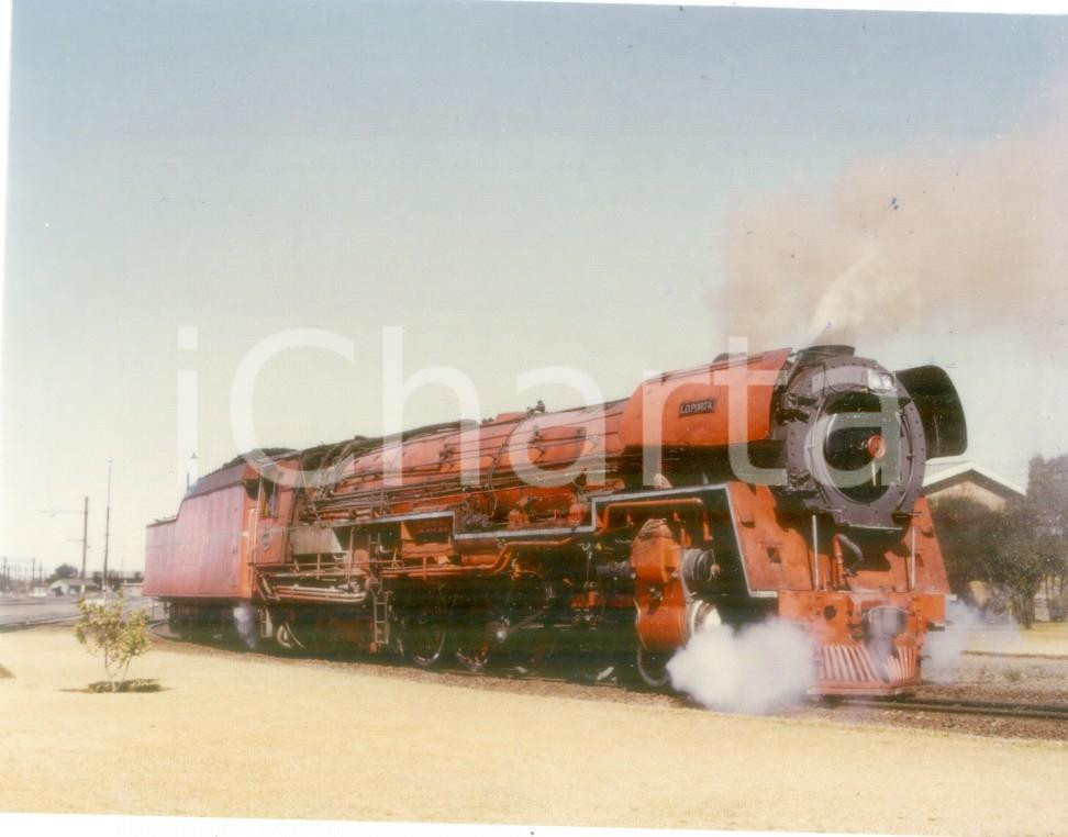Fotografia d epoca originale 1975 ca SOUTH AFRICAN RAILWAYS Locomotiva RED DEVIL Class 26 Fotografia 1