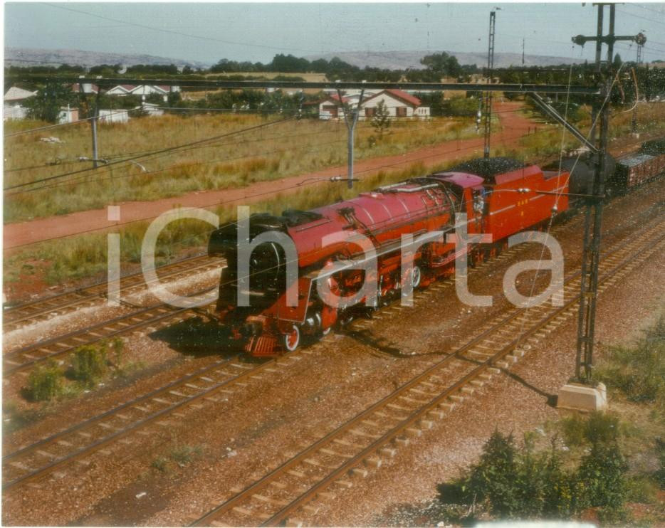 Fotografia d epoca originale 1975 ca SOUTH AFRICAN RAILWAYS Locomotiva RED DEVIL Class 26 Fotografia 1