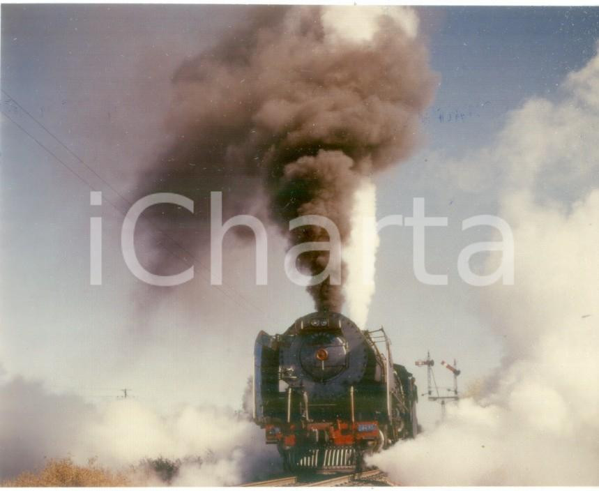 Fotografia d epoca originale 1975 ca SOUTH AFRICAN RAILWAYS Locomotiva Class 15F 482 Fotografia 1