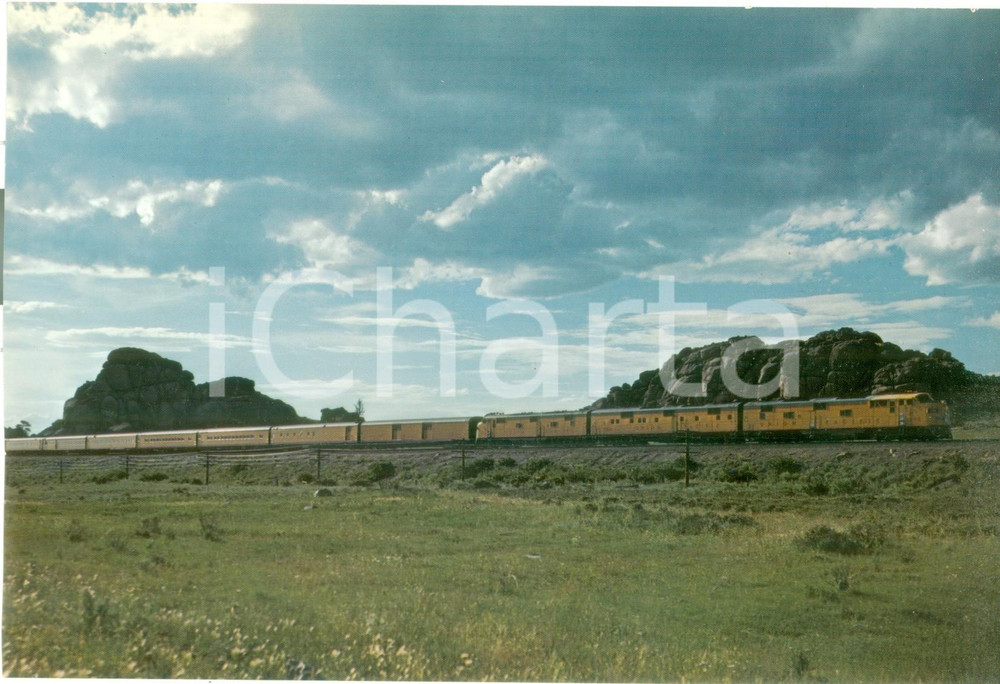 Fotografia d epoca originale 1972 UNION PACIFIC RAILROAD COMPANY USA Locomotiva Fotografia seriale 1
