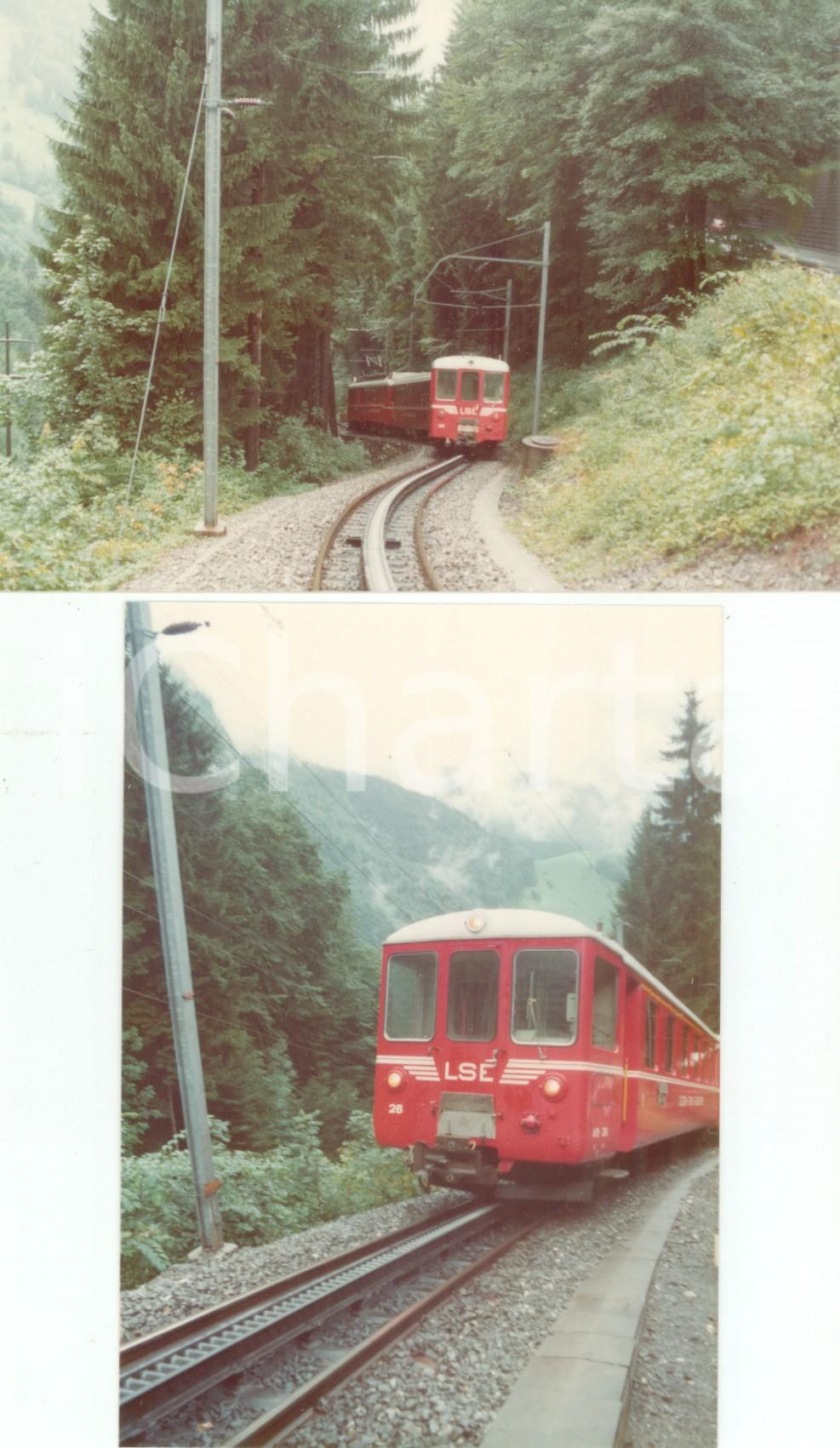 Fotografia d epoca originale 1975 ca SVIZZERA LSE LuzernStansEngelbergBahn Locomotiva 26 Lotto 2 foto 1