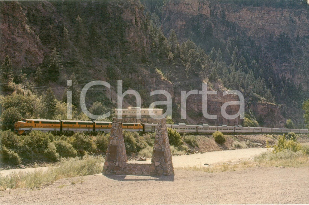 Fotografia d epoca originale 1972 THE DENVER & RIO GRANDE WESTERN RAILROAD USA Locomotiva Foto seriale 1