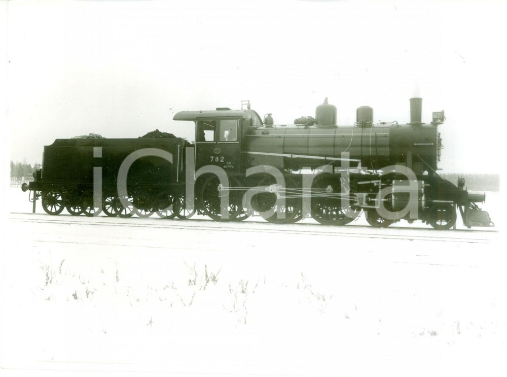 Fotografia d epoca originale 1970 ca NORVEGIA NORGES STATSBANER NSB Locomotiva 782 Fotografia 1